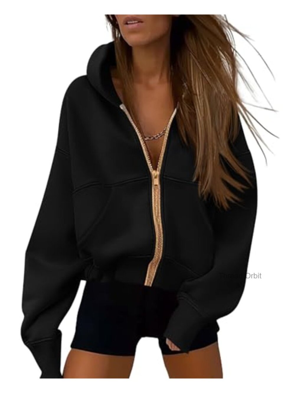 PRETTYGARDEN Women's Zip Up Fleece Hoodie Sweatshirt Fall Jacket